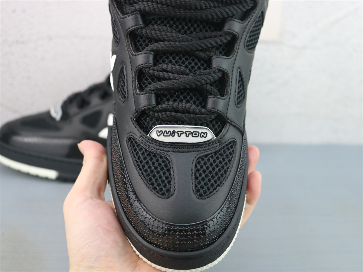 LV Skate Sneaker Black And White